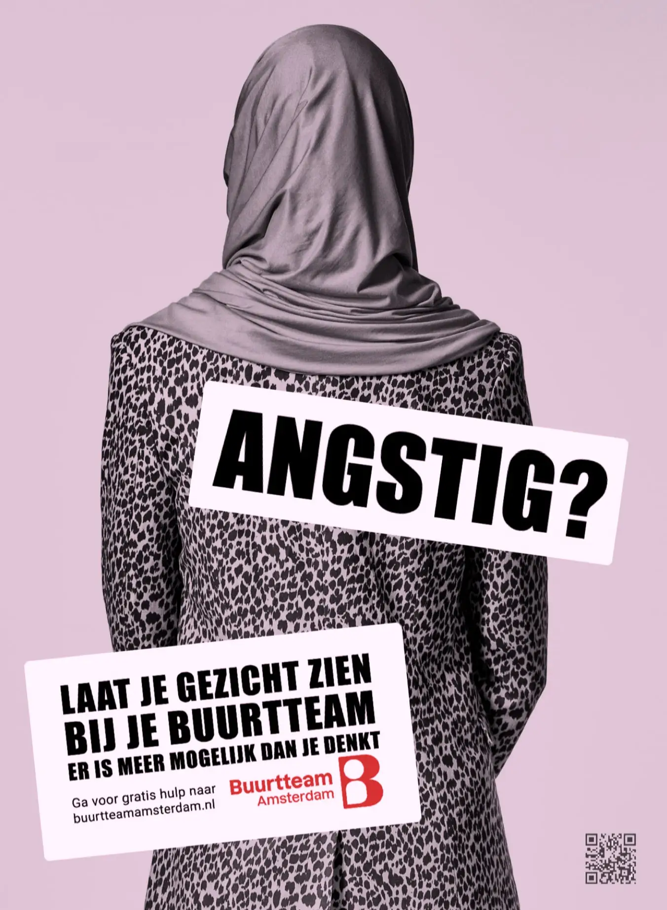Buurtteam-poster "Angstig?"